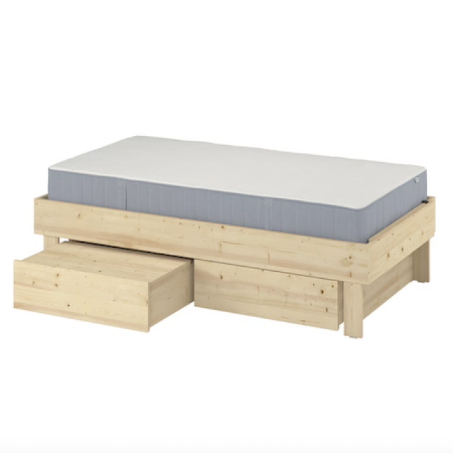 โครงเตียงมีที่เก็บของ+ที่นอน