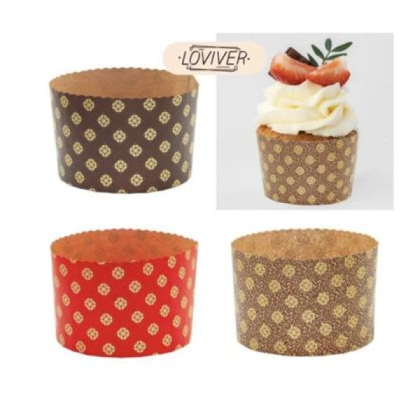 คัพเค้ก 100 ชิ้น ทำจากกระดาษเกรดอาหาร