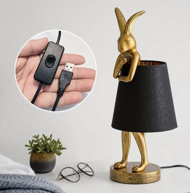 โคมไฟตั้งโต๊ะกระต่าย