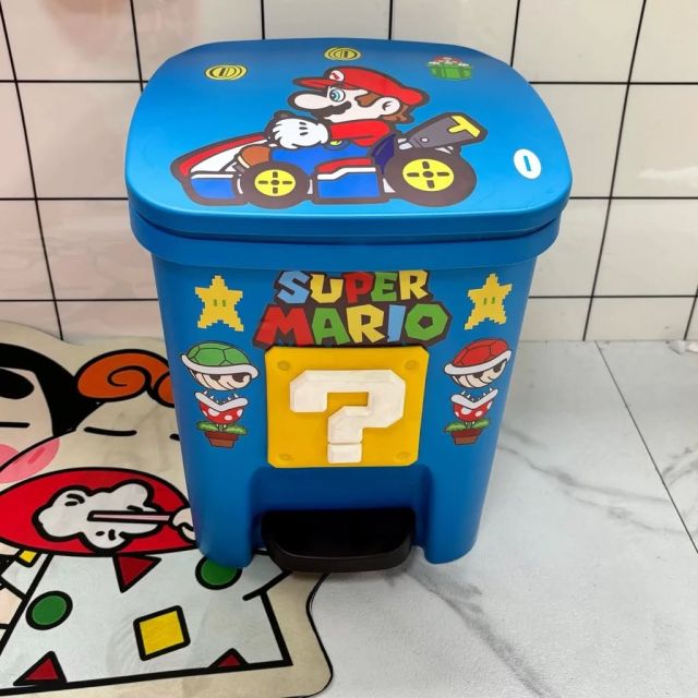 มาริโอสวยถังขยะห้องนั่งเล่น ความจุขนาดใหญ่