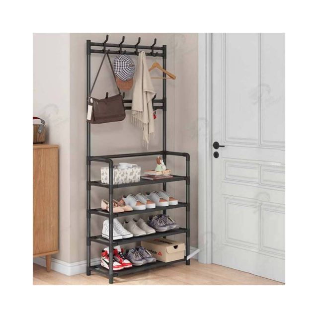 ราวแขวนเสื้อผ้า พร้อมตะขอแขวนเสื้อ