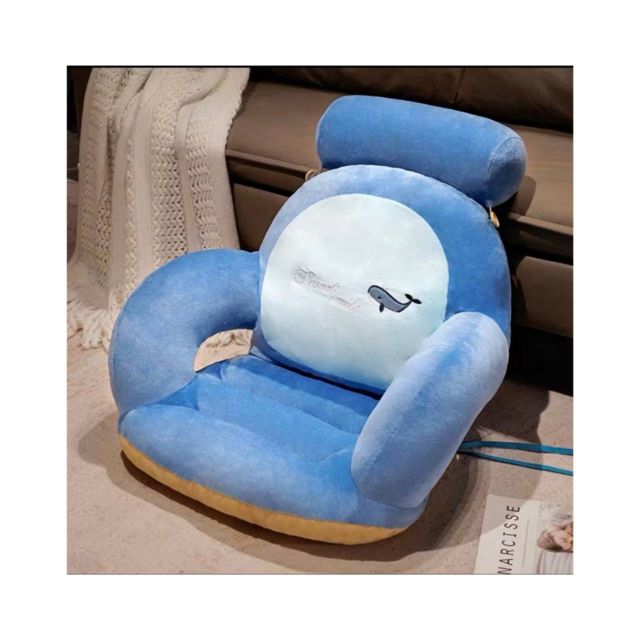 เบาะรองนั่งสไตล์มินิมอลน่ารัก สีฟ้า